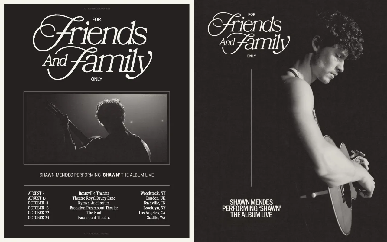 🔥Hot🔥 One night only – What will Shawn Mendes reveal in "For Friends and Family Only"?