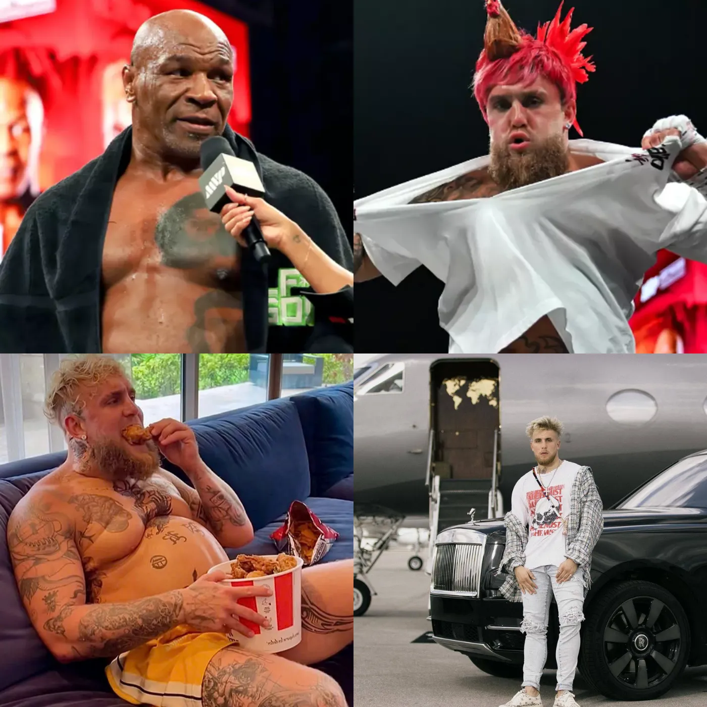 Jake Paul Attends Press Conference: Is He Talking or Just Clucking Like a Chicken?