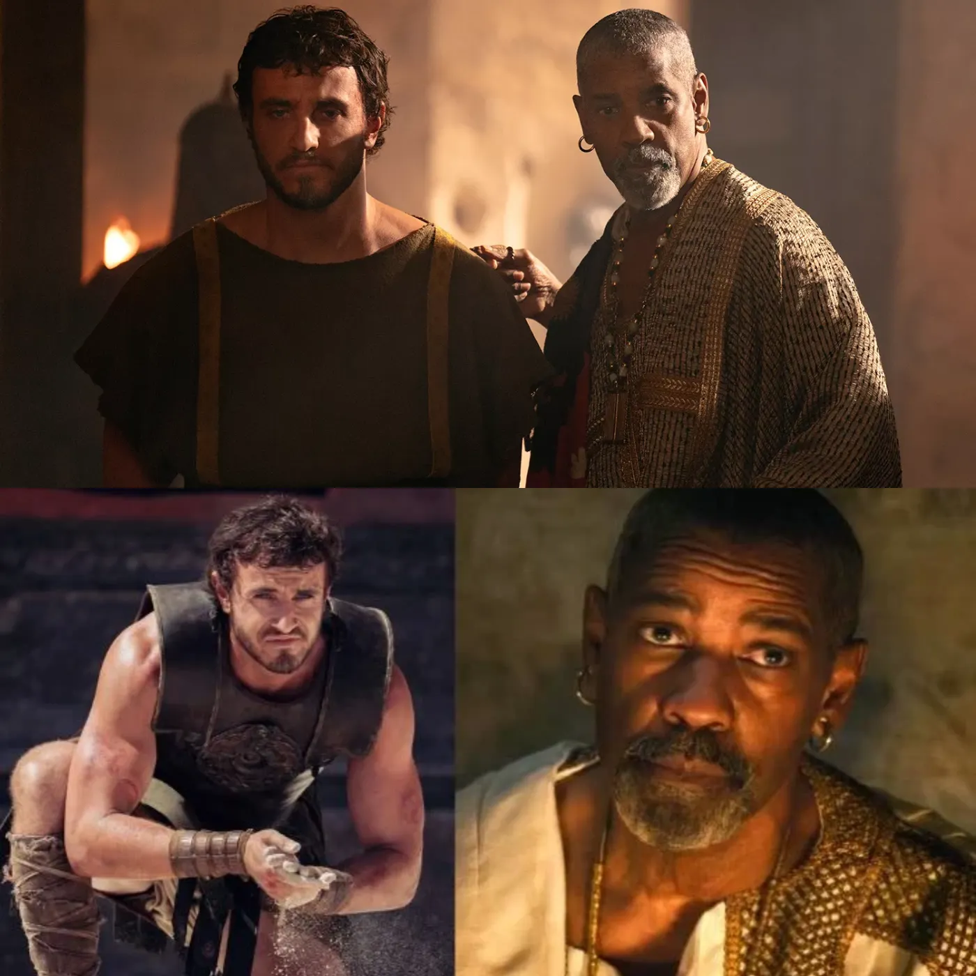 Denzel Washington Reveals His Same-Sex Kiss Was Cut from Gladiator II