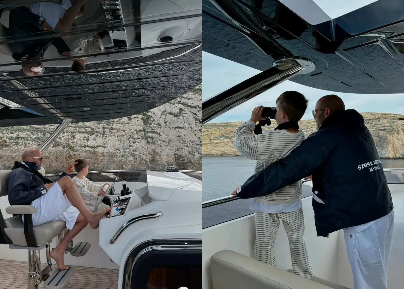 Jason Statham Shares Rare Family Photos During Luxurious Yacht Vacation