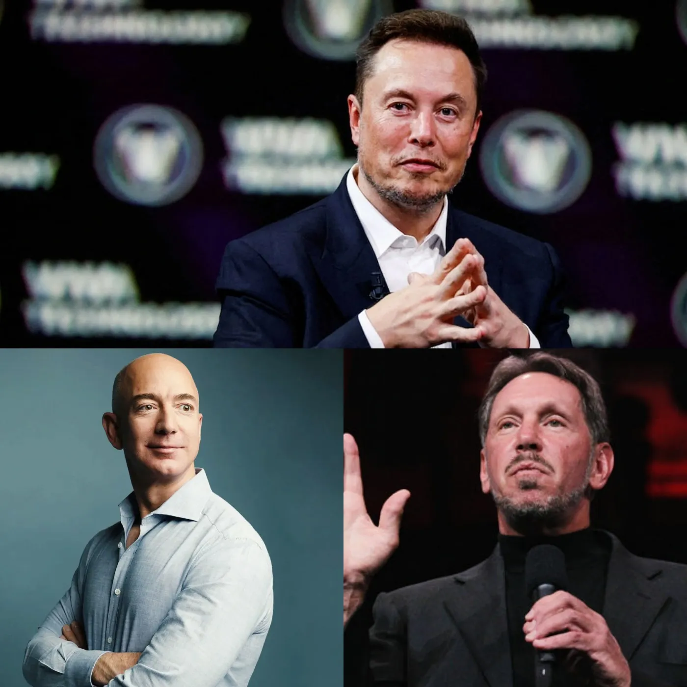 Jeff Bezos vs. Larry Ellison - The Battle for the World's Second-Richest Person