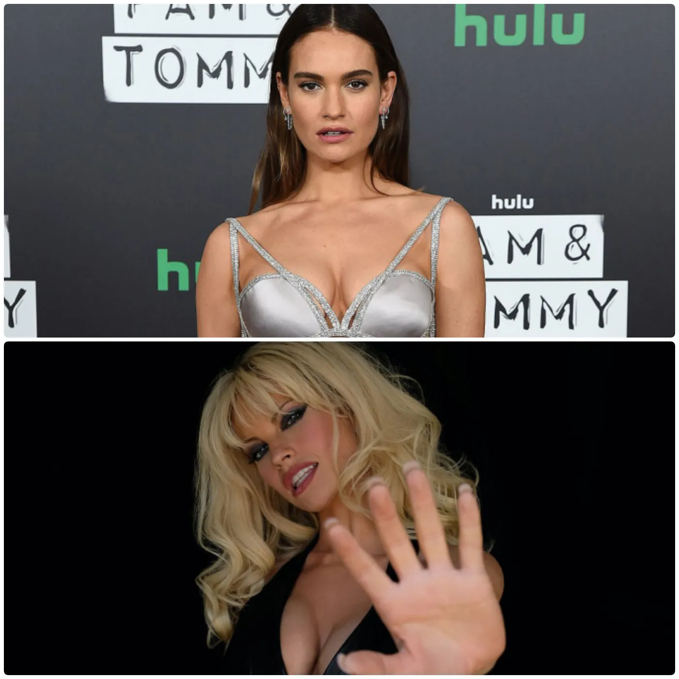 Lily James Shines at the Premiere of "Pam & Tommy"