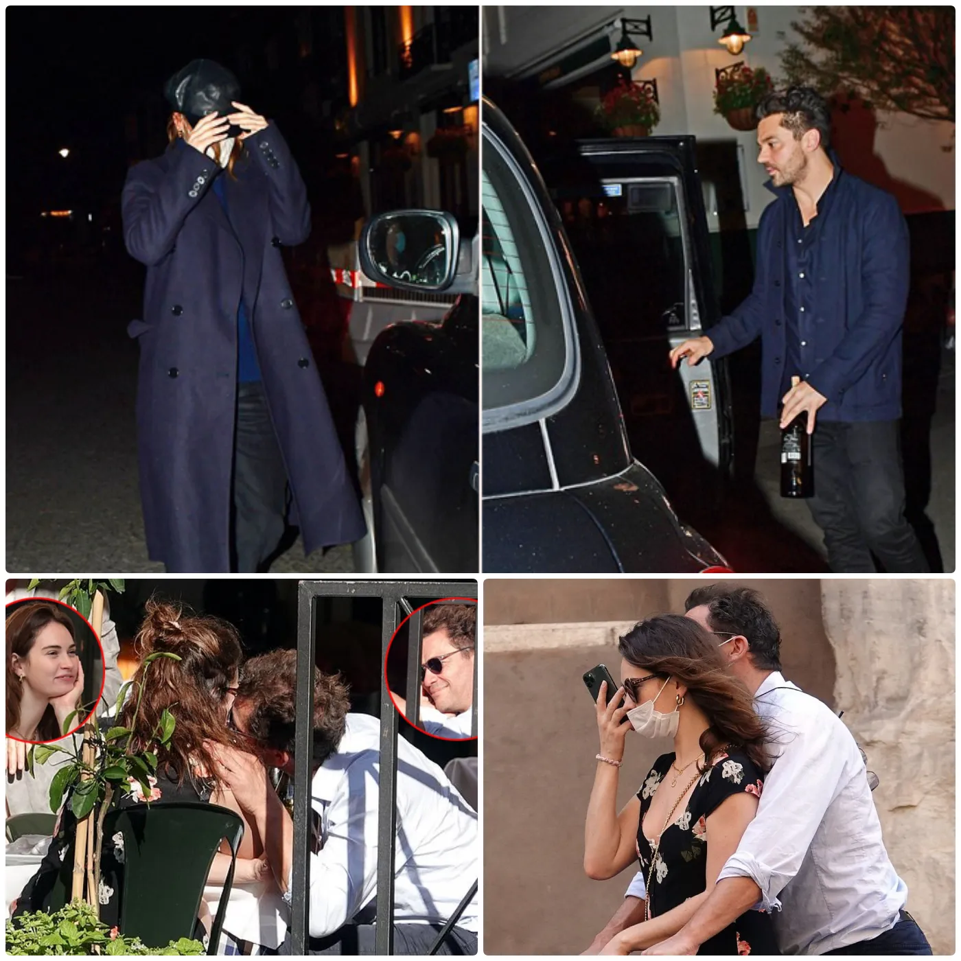 The actress was spotted in public after the scandal, hiding her face to avoid being recognized