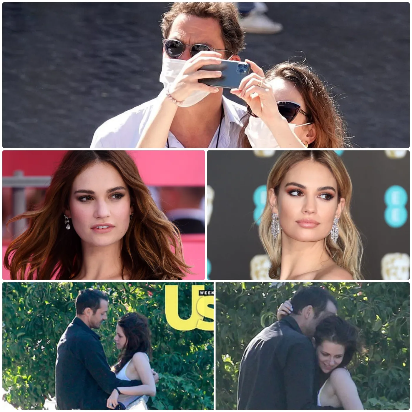 The actress was spotted in public after the scandal, hiding her face to avoid being recognized