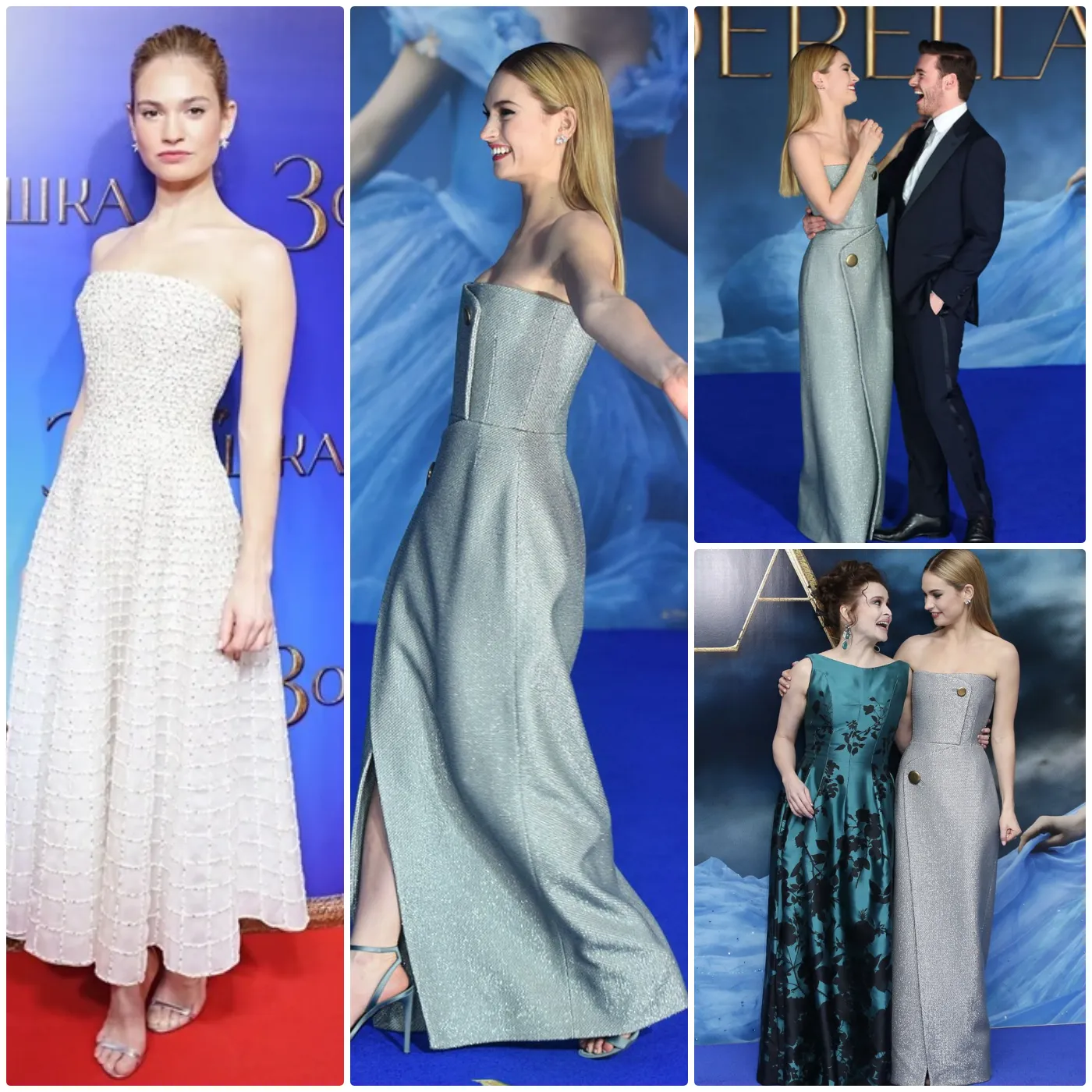 Lily James Radiates at the Cinderella Premiere with a Stunning Look 2 Lily James Radiates at the Cinderella Premiere with a Stunning Look