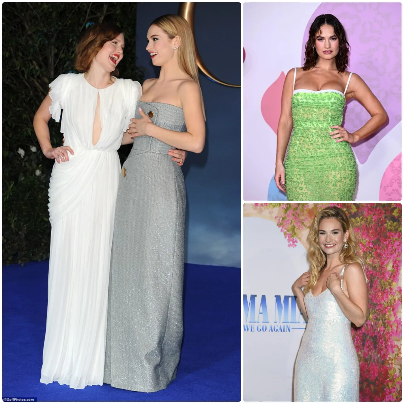 Lily James Radiates at the Cinderella Premiere with a Stunning Look 3 Lily James Radiates at the Cinderella Premiere with a Stunning Look