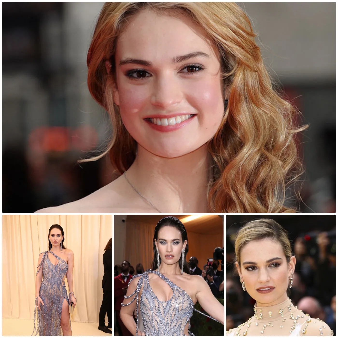 2022 Emmy Awards: Lily Shines in a Sparkling Gold Dress 3 2022 Emmy Awards: Lily Shines in a Sparkling Gold Dress