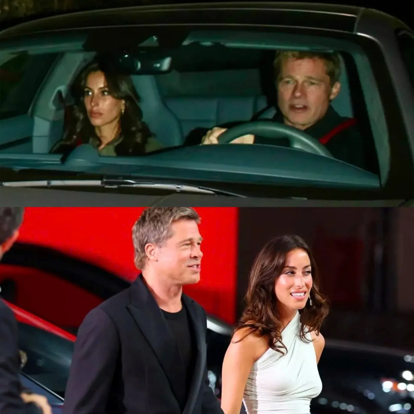 Brad Pitt and Girlfriend Attend Leonardo DiCaprio's 50th Birthday Party 2 Brad Pitt and Girlfriend Attend Leonardo DiCaprio's 50th Birthday Party