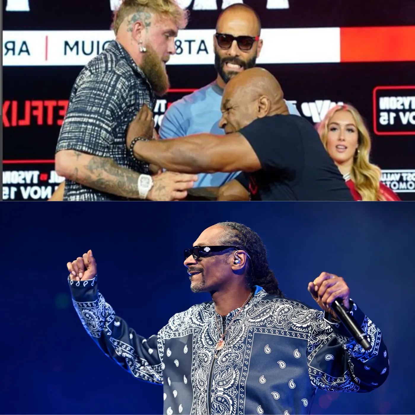 50 Cent and Snoop Dogg Excited After Mike Tyson Slaps Jake Paul at Weigh-In