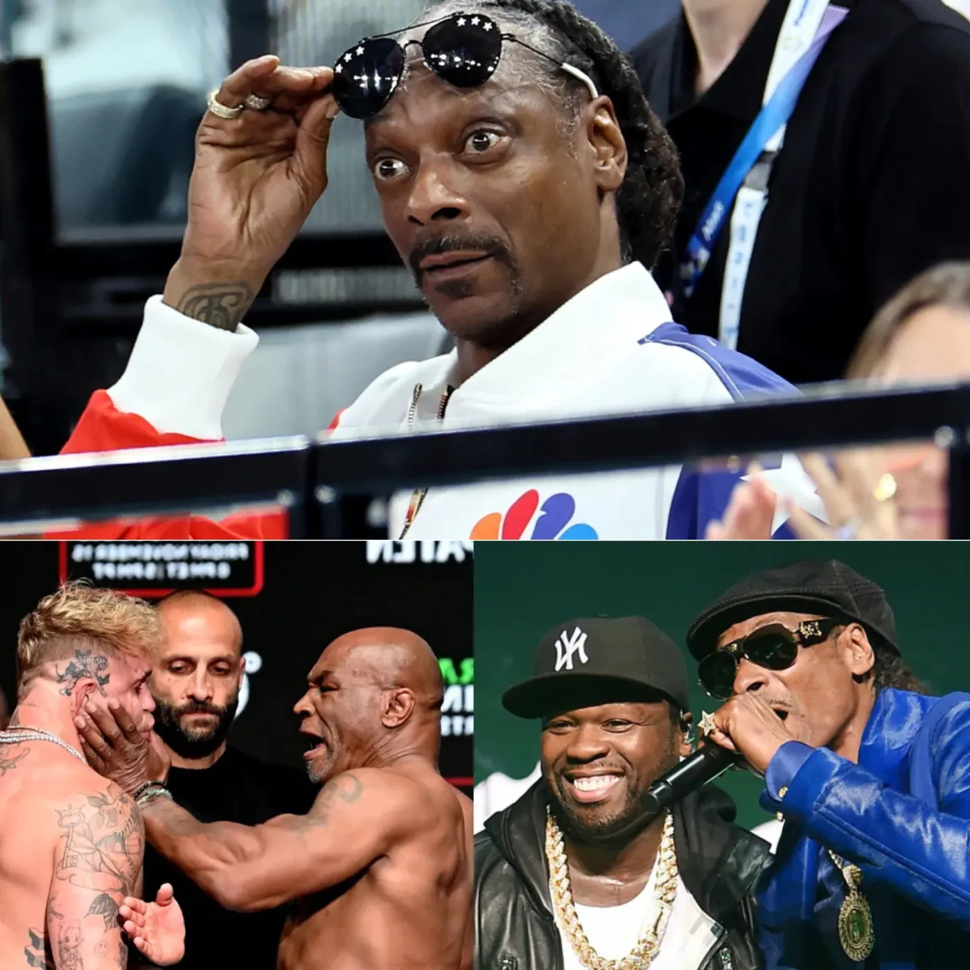 50 Cent and Snoop Dogg Excited After Mike Tyson Slaps Jake Paul at Weigh-In