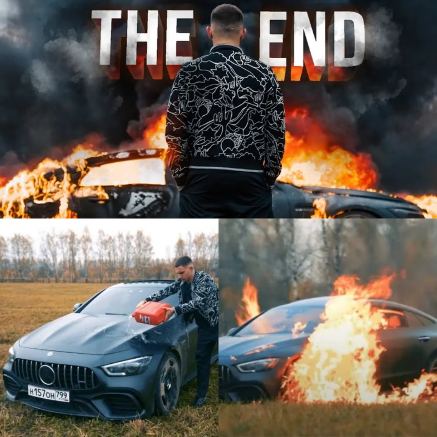 Shocking Beyond Belief: Car Owner Burns Mercedes-AMG in Protest Against Dealer!