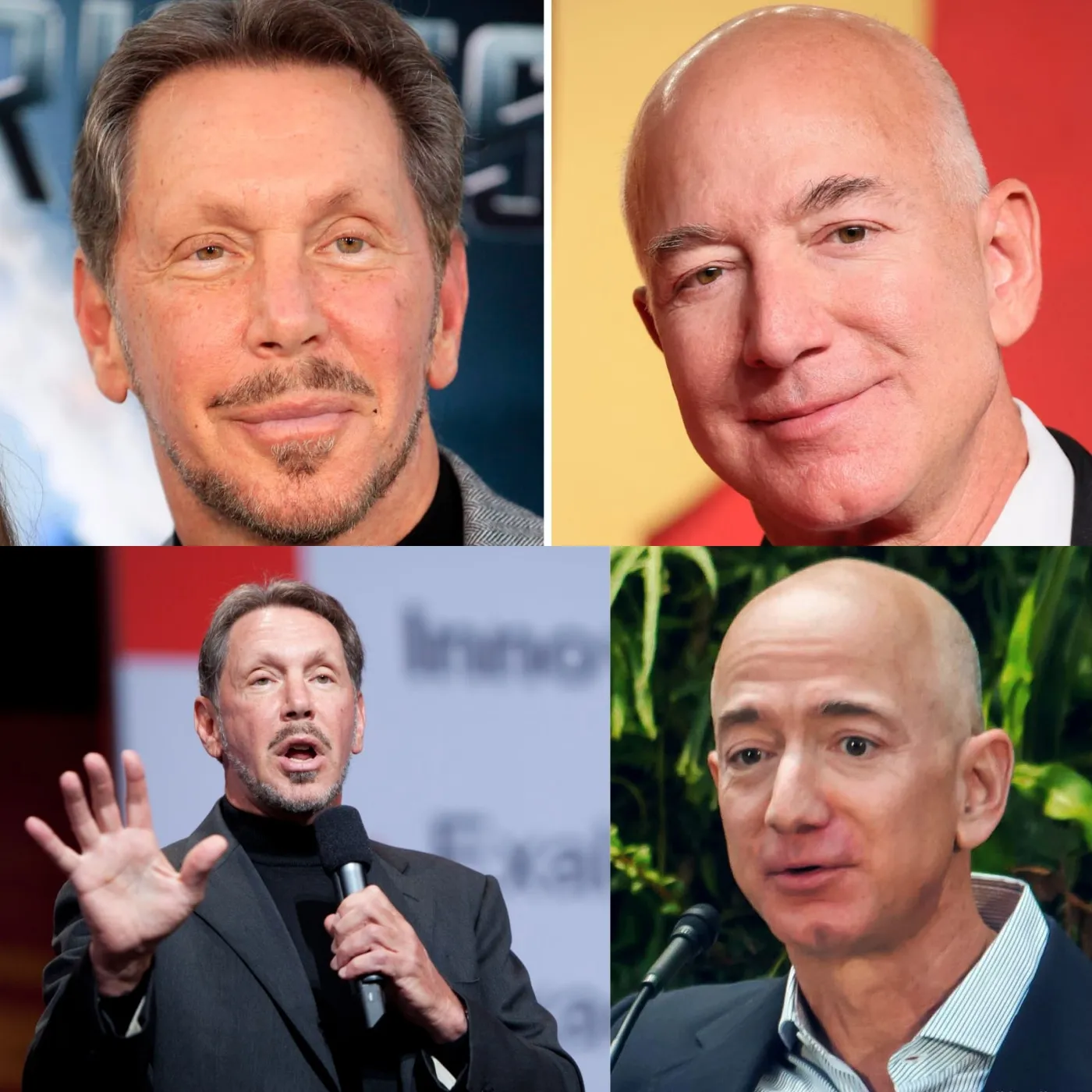 Jeff Bezos and Larry Ellison Battling for World’s 2nd Richest Person Spot 2 Jeff Bezos and Larry Ellison Battling for World’s 2nd Richest Person Spot