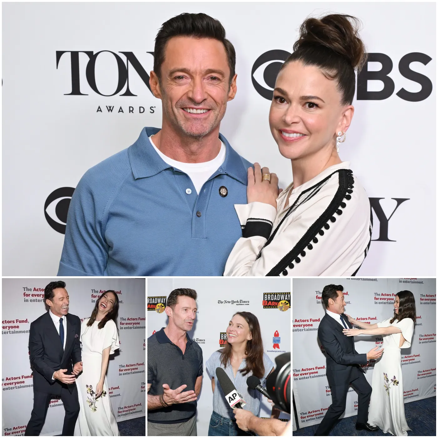 Hugh Jackman and Sutton Foster: A Joyful and Happy Relationship