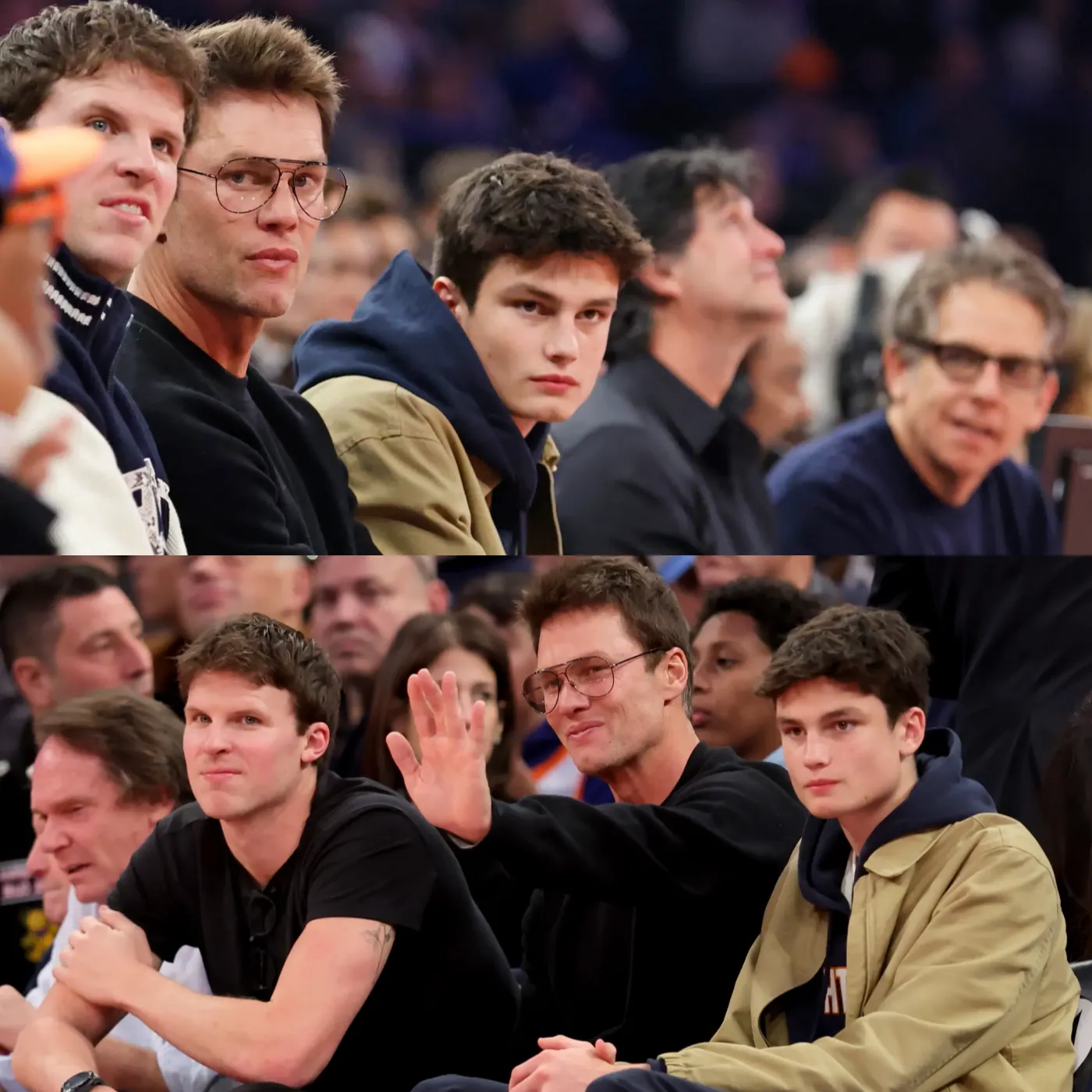 Tom Brady Shares Sweet Selfie With Son Jack, 17, At NBA Game After