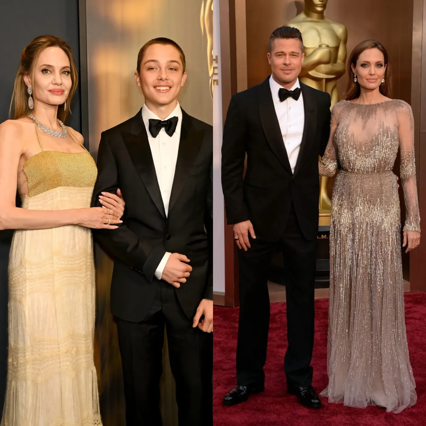 Angelina Jolie and Knox Jolie-Pitt Rare Red Carpet Appearance! 2 Angelina Jolie and Knox Jolie-Pitt Rare Red Carpet Appearance!