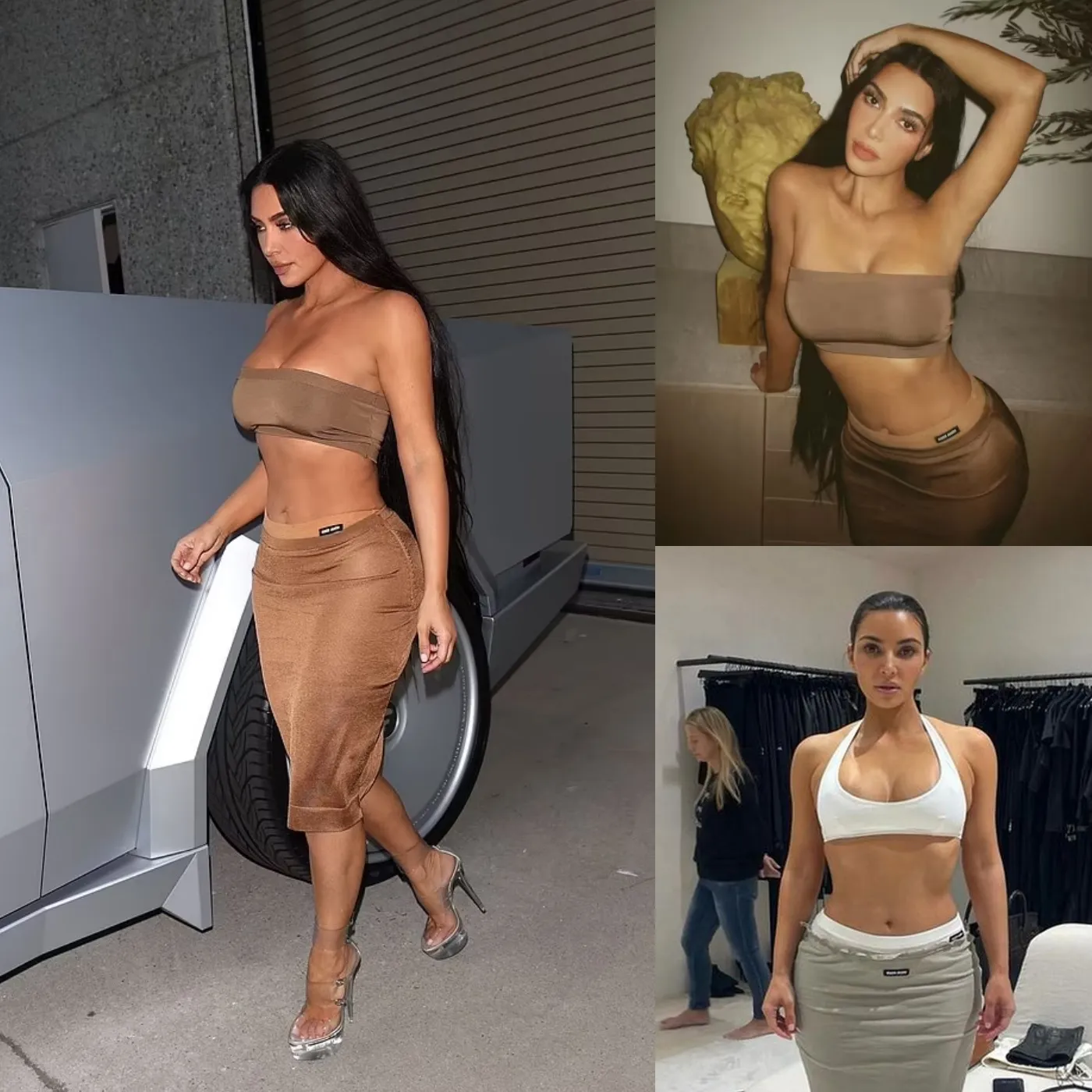 Kim Kardashian Wows in Tiny Crop Top