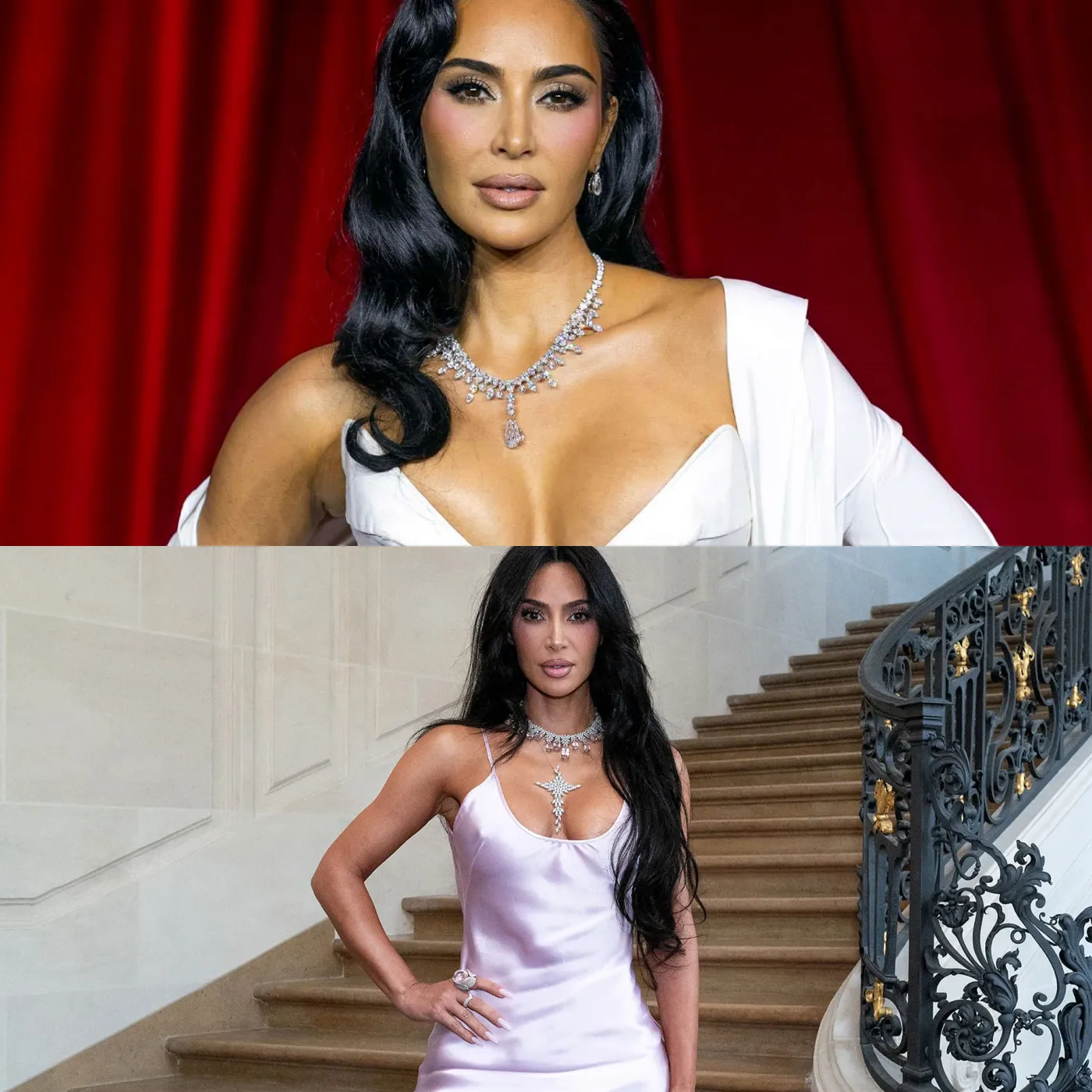 Kim Kardashian Shows off Her Giant Diamond Ring with Her New Tesla Robot 3 Kim Kardashian Shows off Her Giant Diamond Ring with Her New Tesla Robot