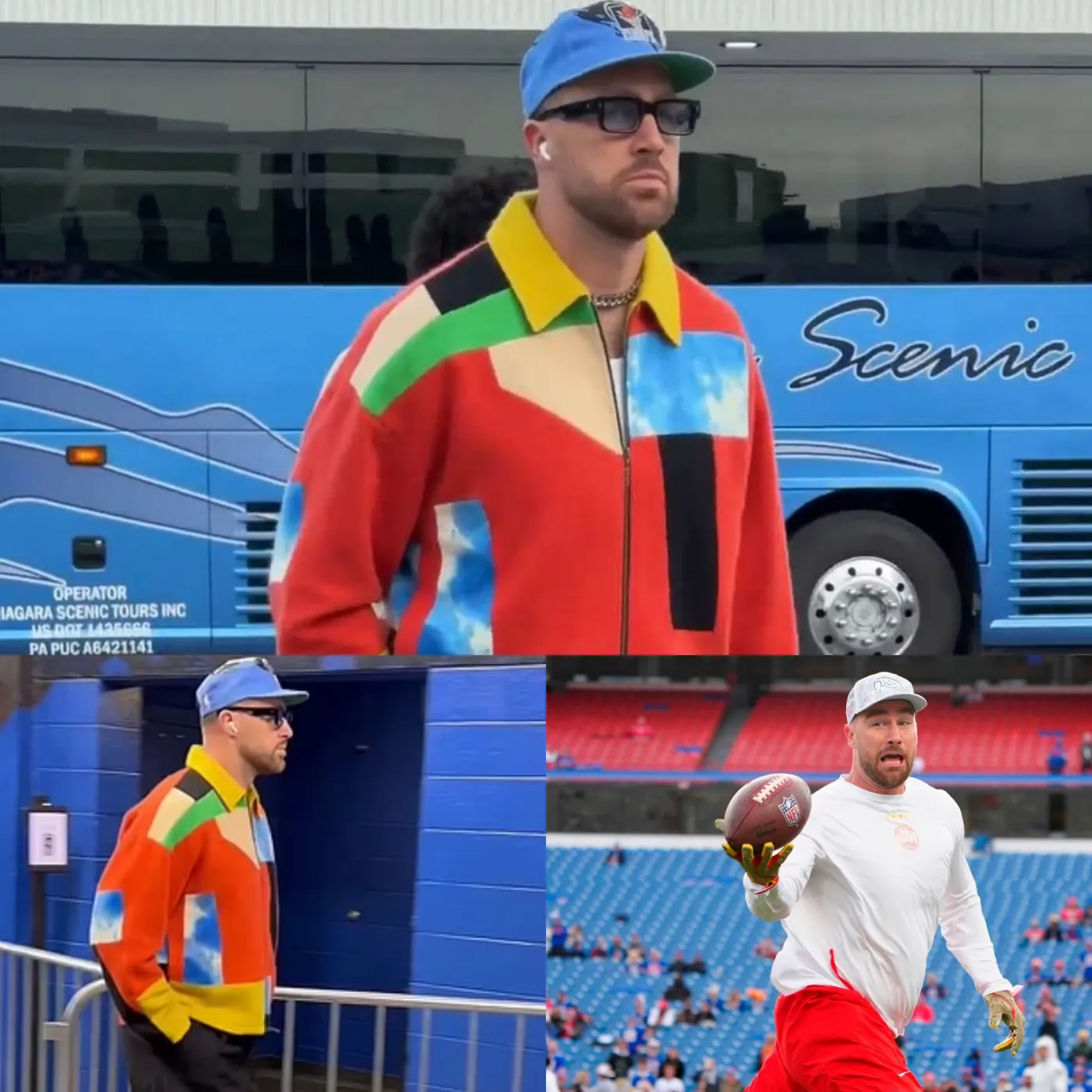 Kelce 'heats up' the match; Chiefs vs. Bills offers several shocks