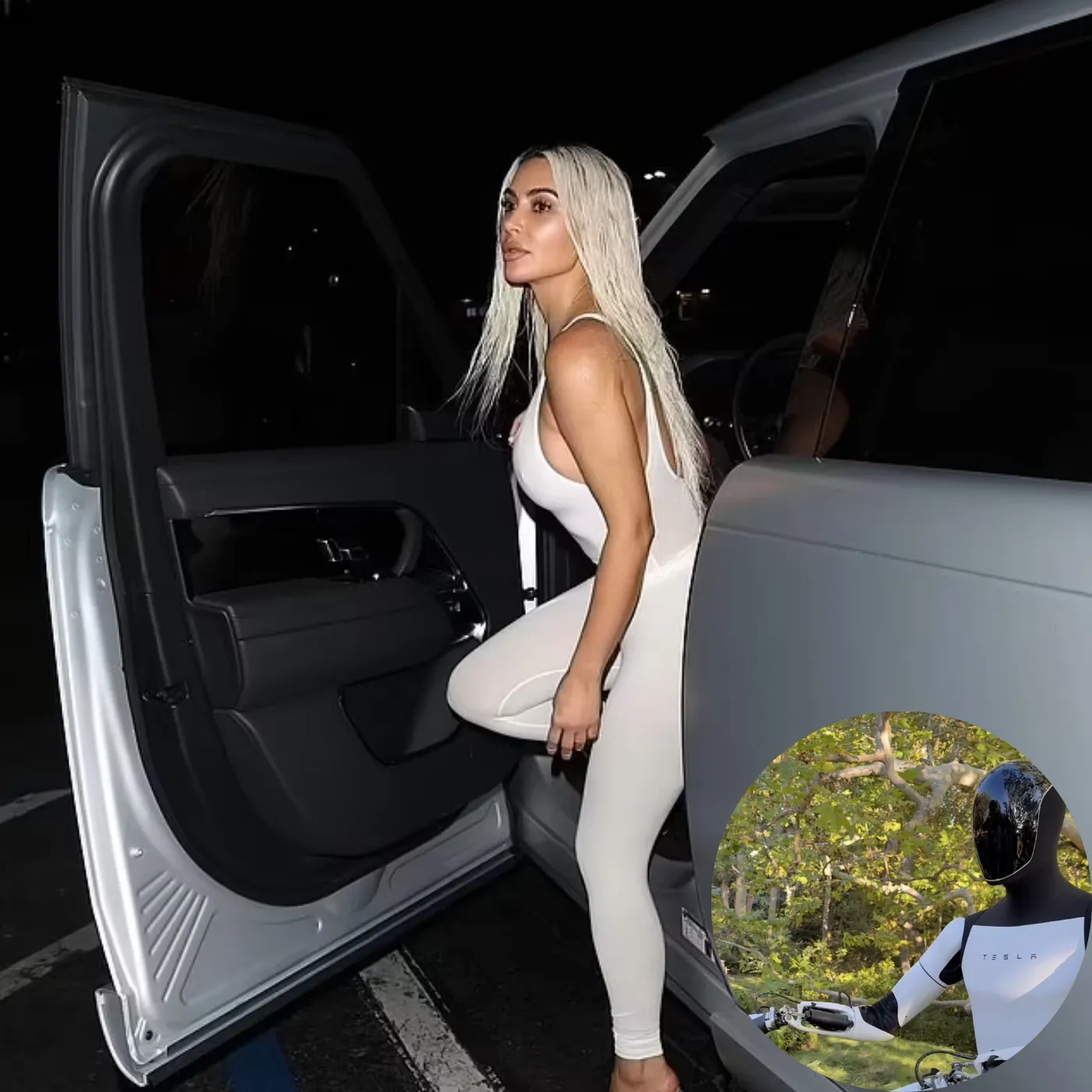 Kim Kardashian dating Tesla robot 2 Kim Kardashian dating Tesla robot