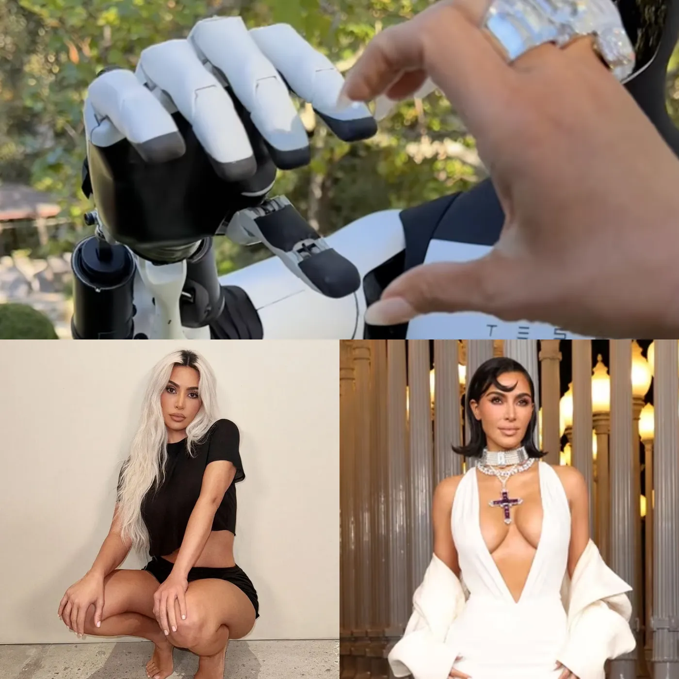 Kim Kardashian dating Tesla robot