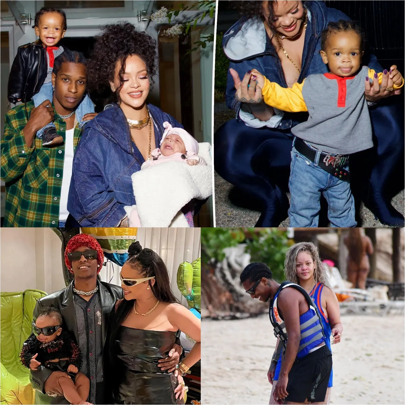 Cameras Capture "Fake Happiness" Moment Between Rihanna and A$AP Rocky at His NYC Birthday Party