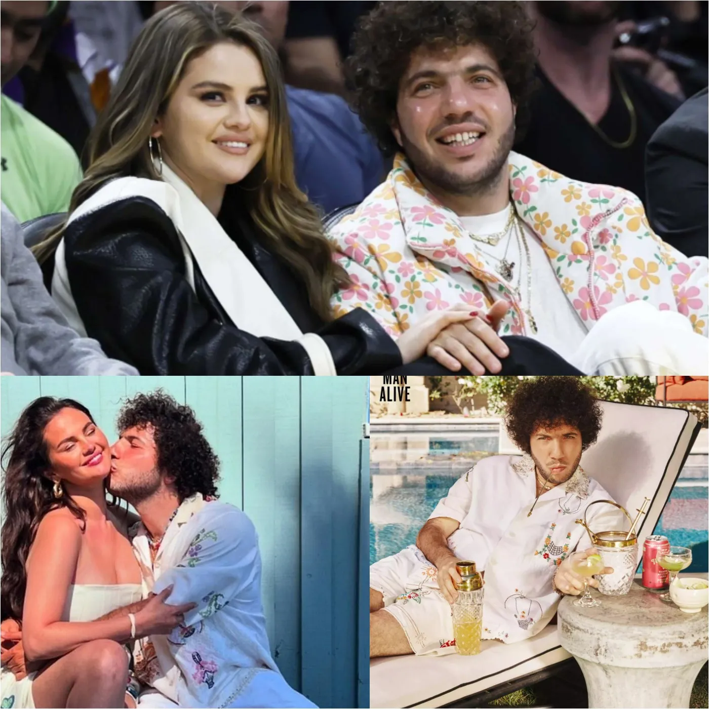 Benny Blanco is accused by Selena Gomez of being violent and physically reactive.