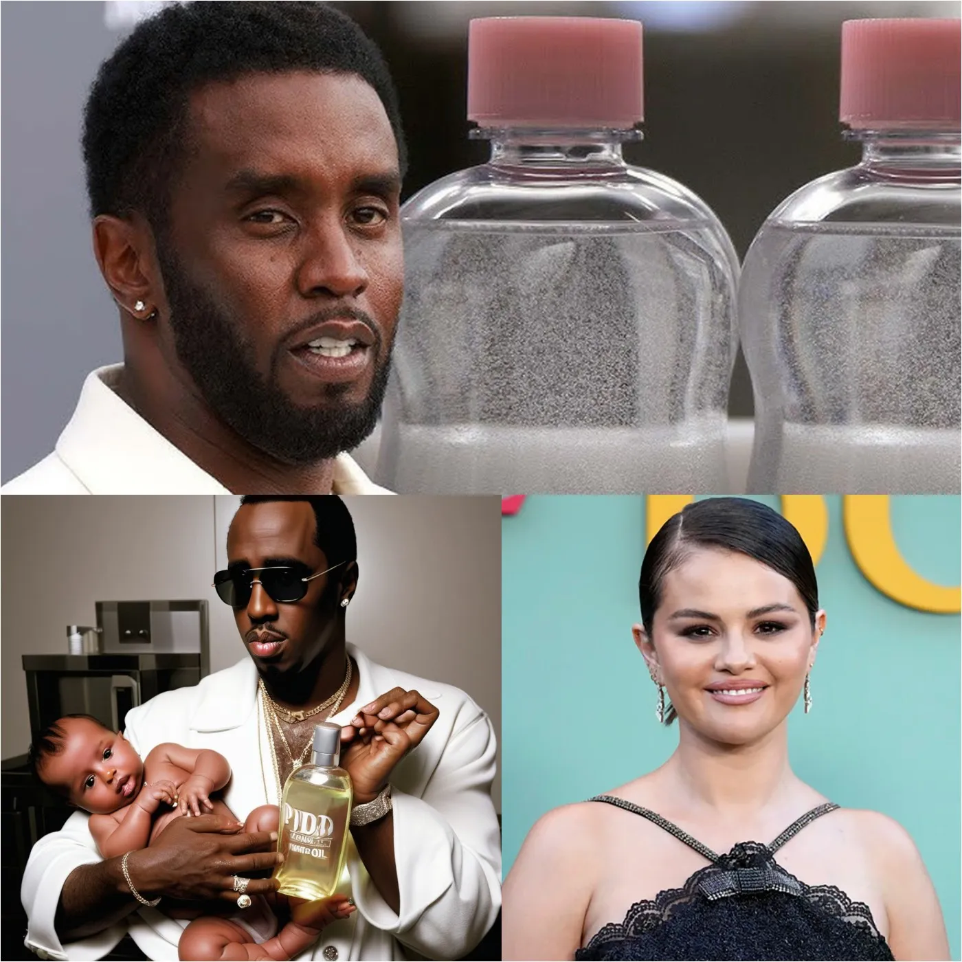 One million bottles of baby oil were made public by Selena Gomez.