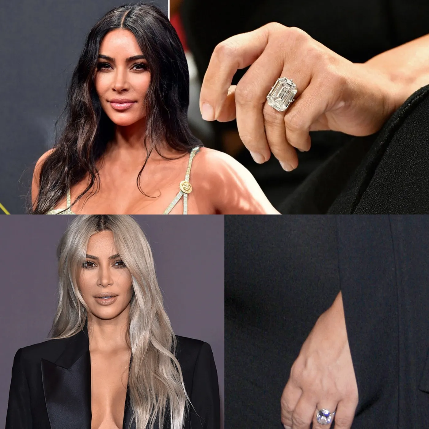 Kim Kardashian Showcases Luxury with a Huge Diamond Ring and a Tesla Robot