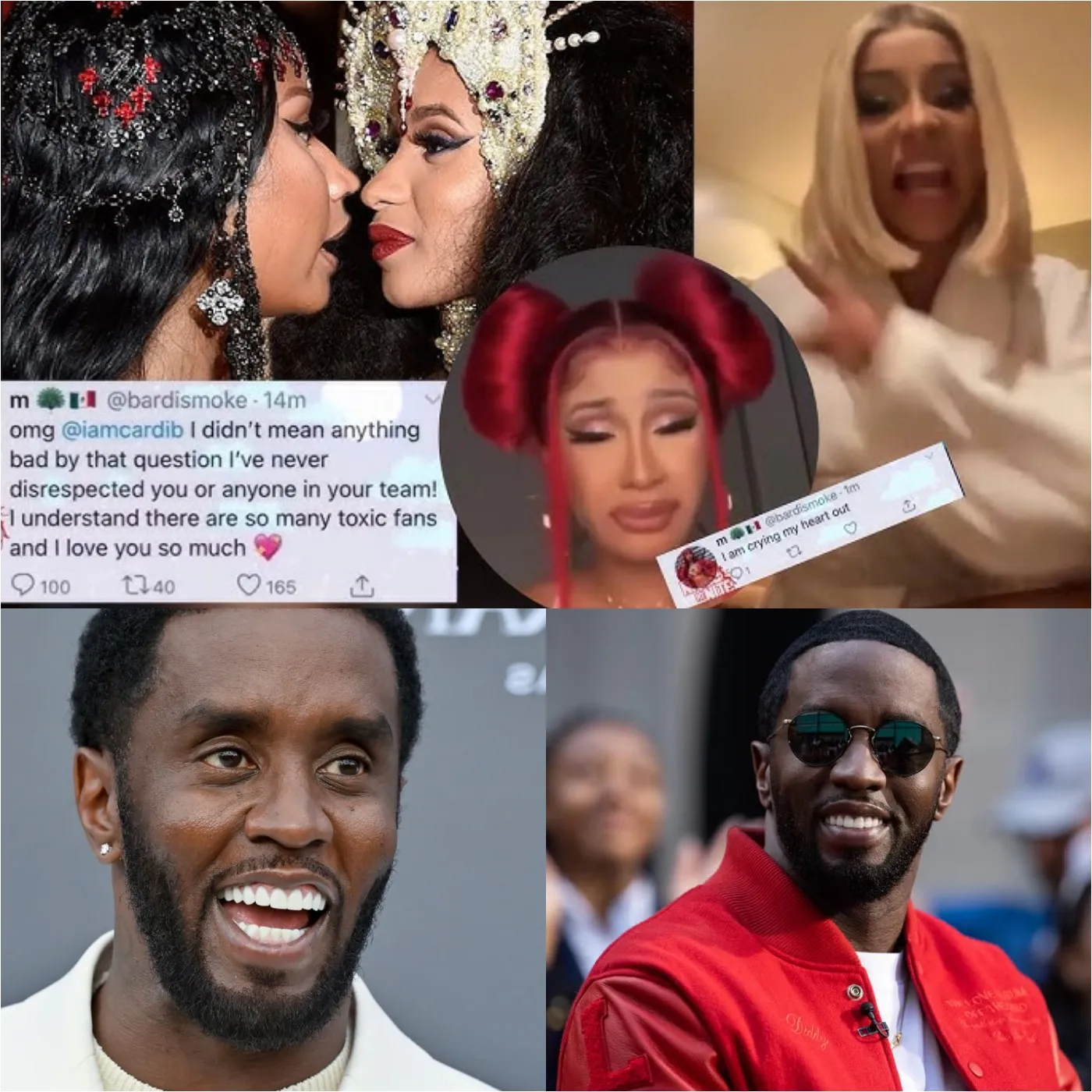 For fame in the rap industry, Nicki Minaj and Cardi B confess to having a covert relationship with Diddy.