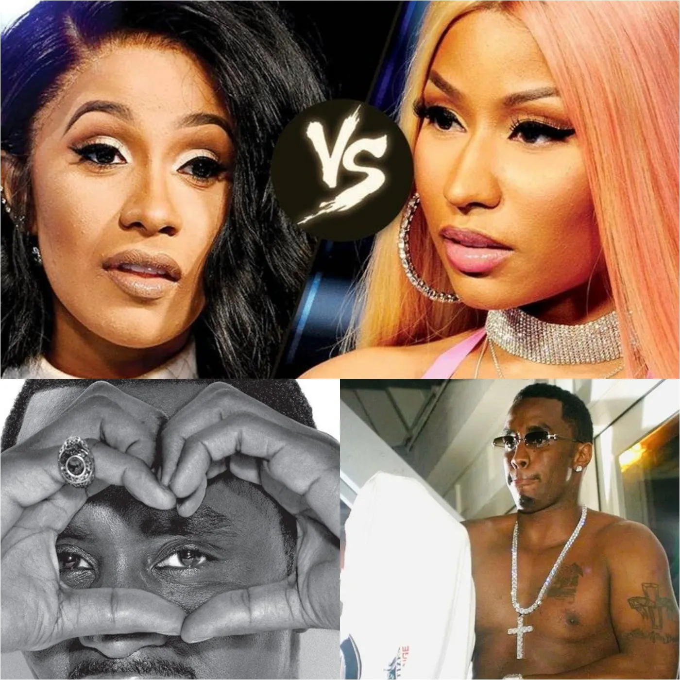 For fame in the rap industry, Nicki Minaj and Cardi B confess to having a covert relationship with Diddy.