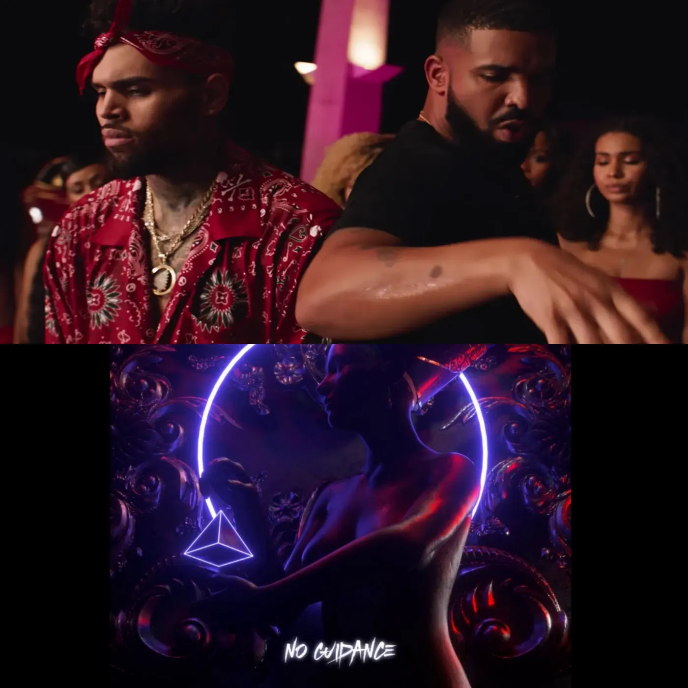 "Rivals" become "companions," as Chris Brown and Drake "make history" with "No Guidance"