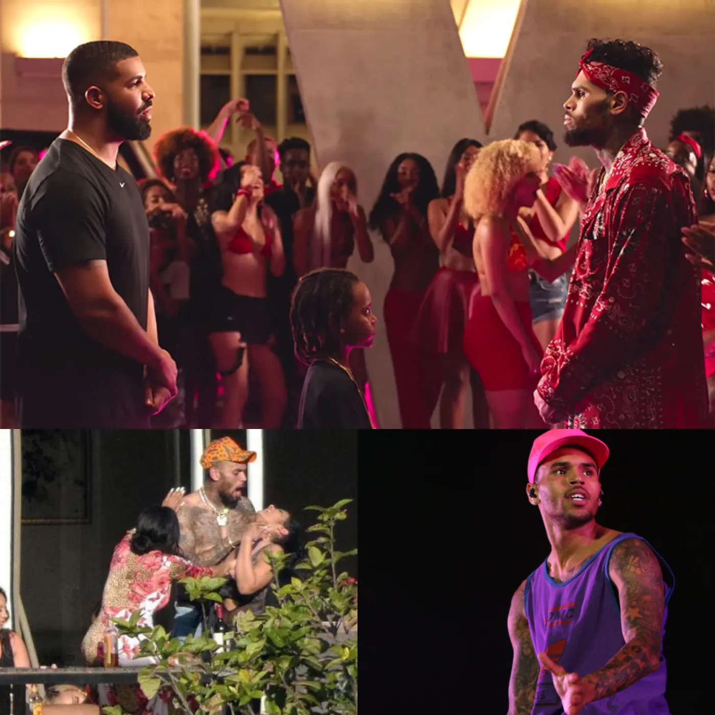 "Rivals" become "companions," as Chris Brown and Drake "make history" with "No Guidance"