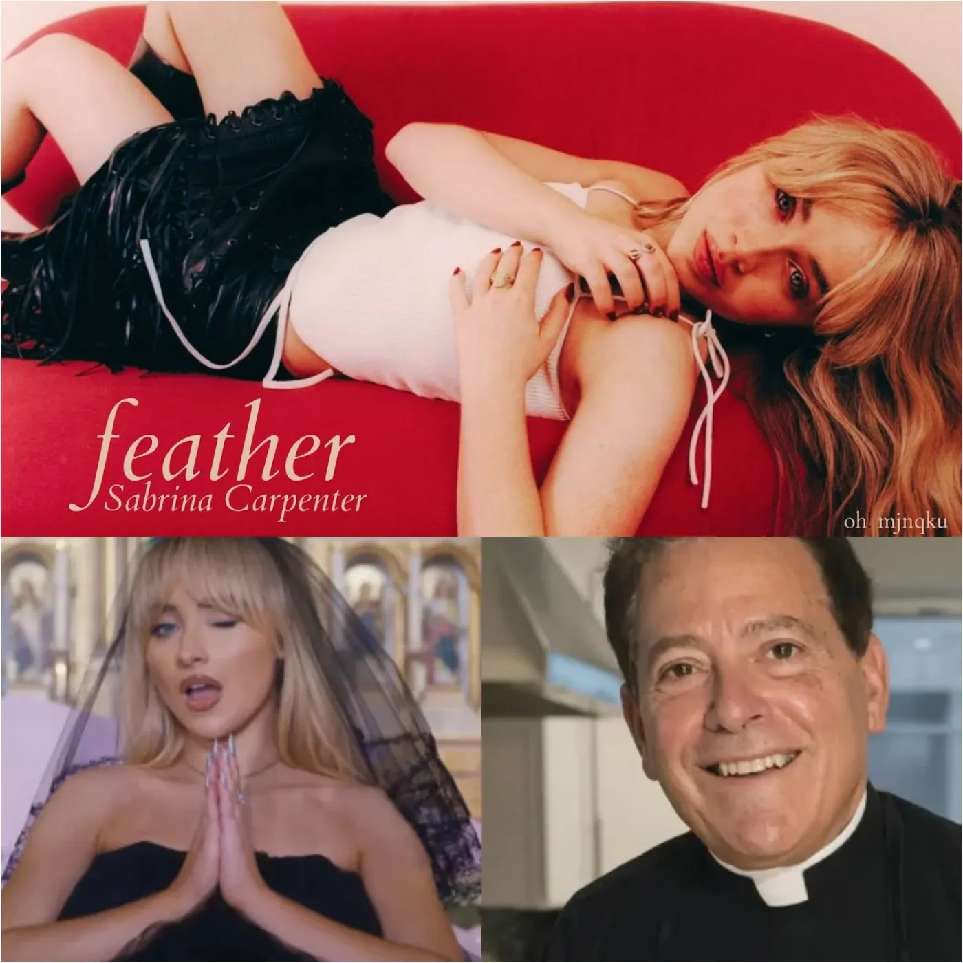 Sabrina Carpenter's "Feather" Music Video Leads to Priest's Dismissal