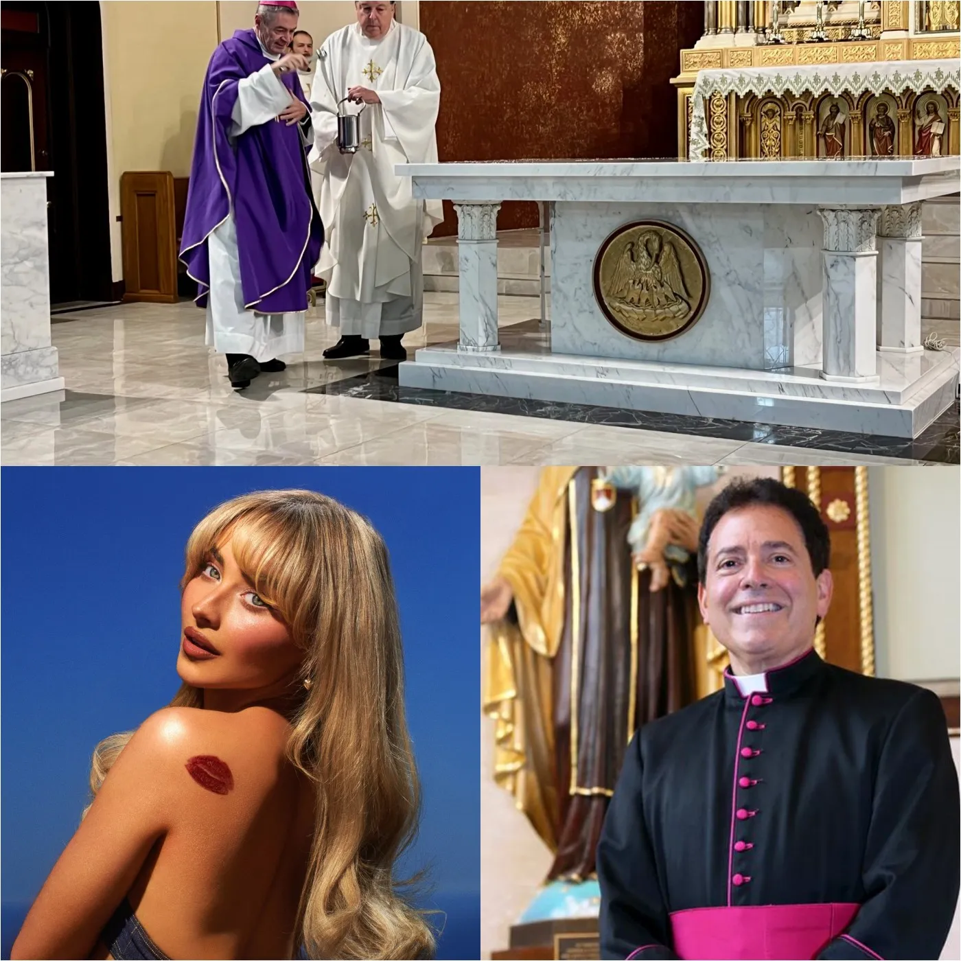 Monsignor Jamie Gigantiello Sues Sabrina Carpenter Over "Feather" Music Video Dismissal