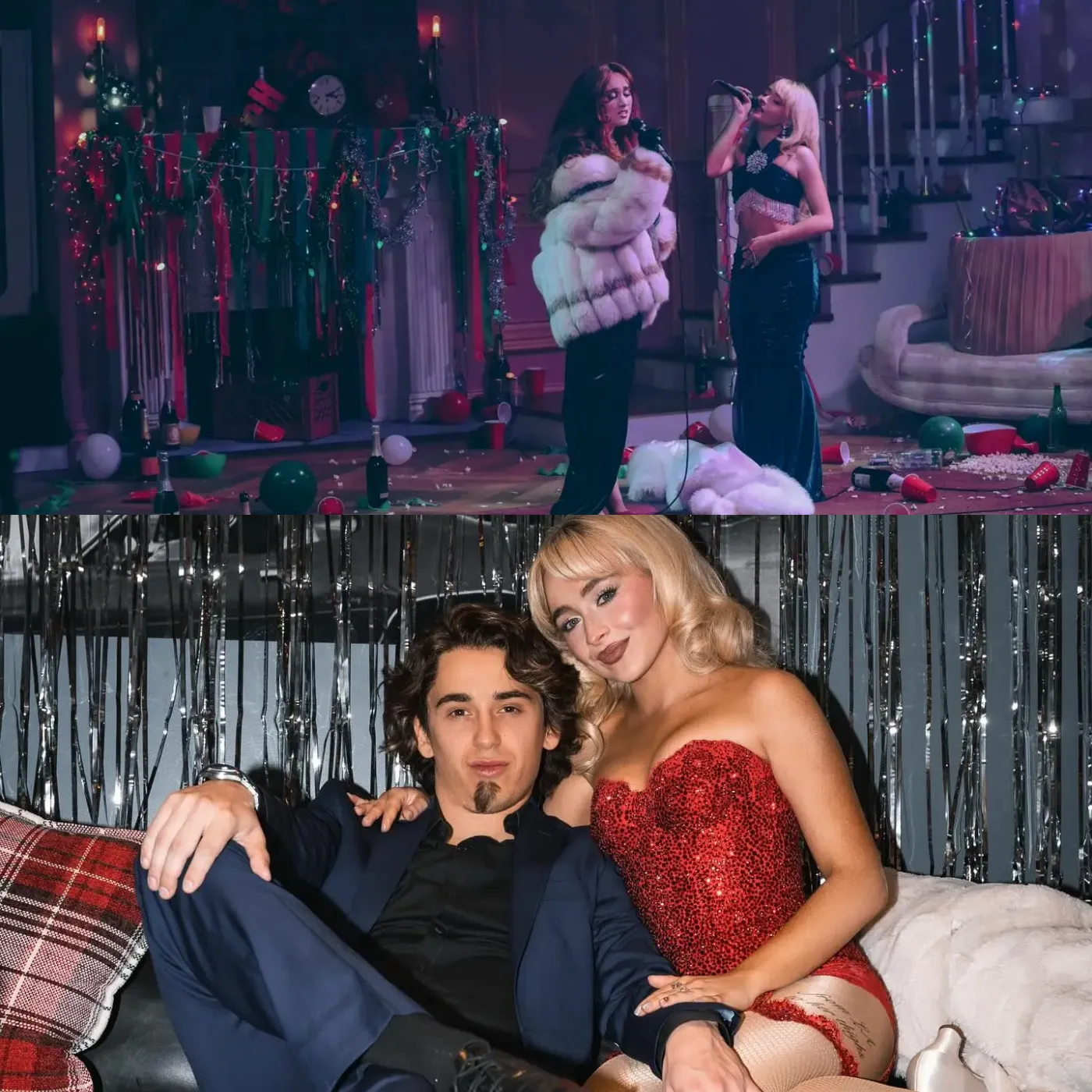 Sabrina Carpenter Covers Gold Sequin Mini Dress with $350 Coat for 'Short n' Sweet' Tour Afterparty