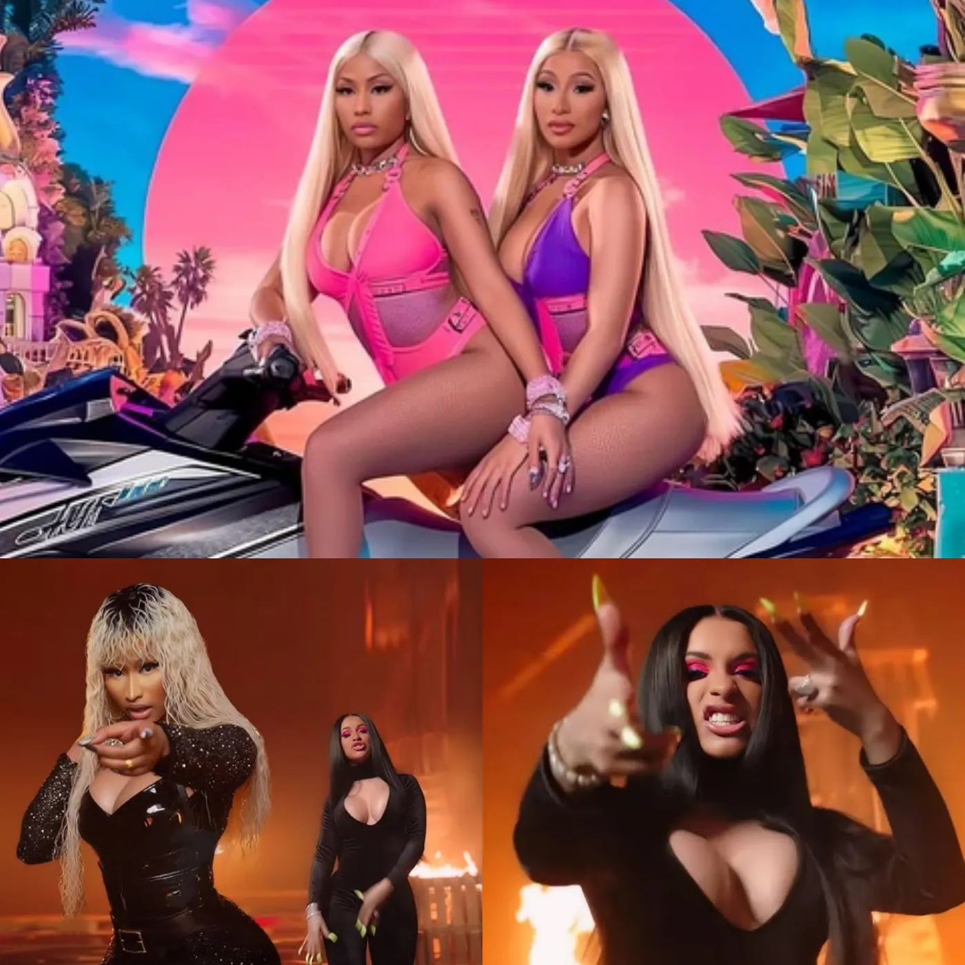 The underground fight ends, Cardi B and Nicki Minaj unleash the blockbuster smash "Keep Dreaming"