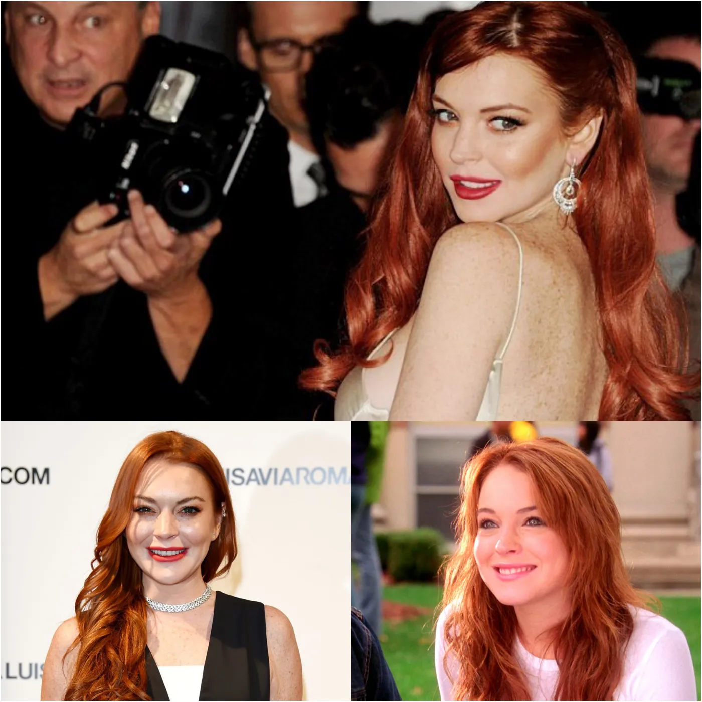 Lindsay Lohan Makes First Public Appearance Post-Cosmetic Surgery at New Movie Premiere