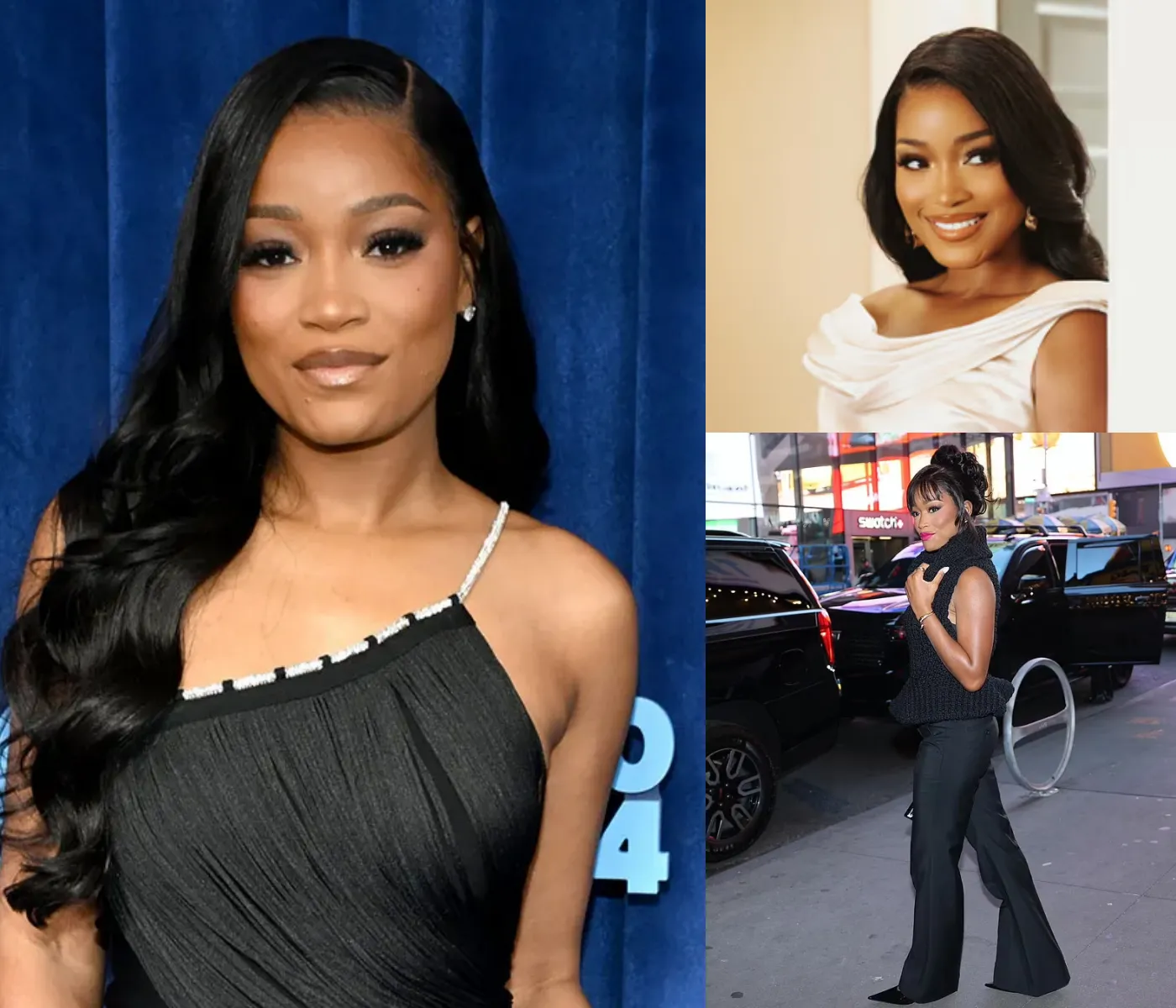 Keke Palmer Stuns in Classic Striped Ensemble While Promoting Her New Book in NYC