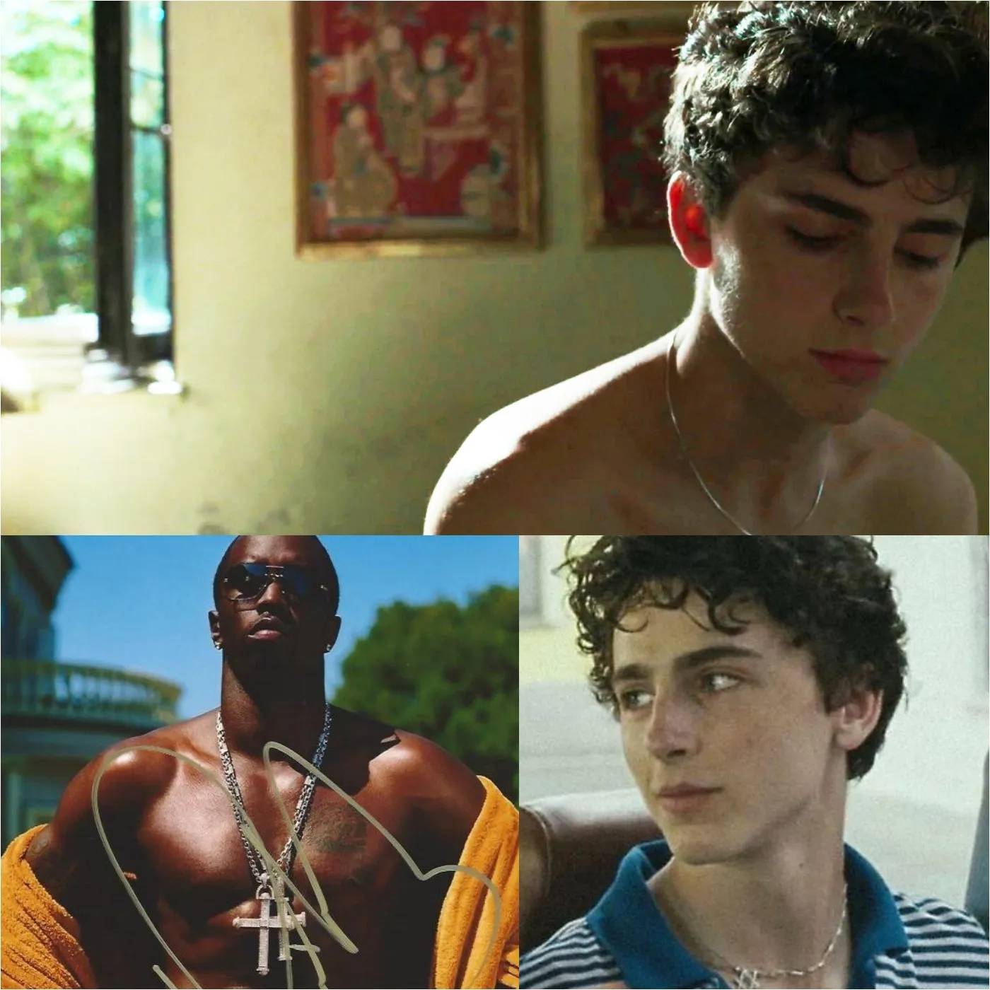 Rapper Diddy and Timothée Chalamet are gay, and they intend to open an OnlyFans account together.