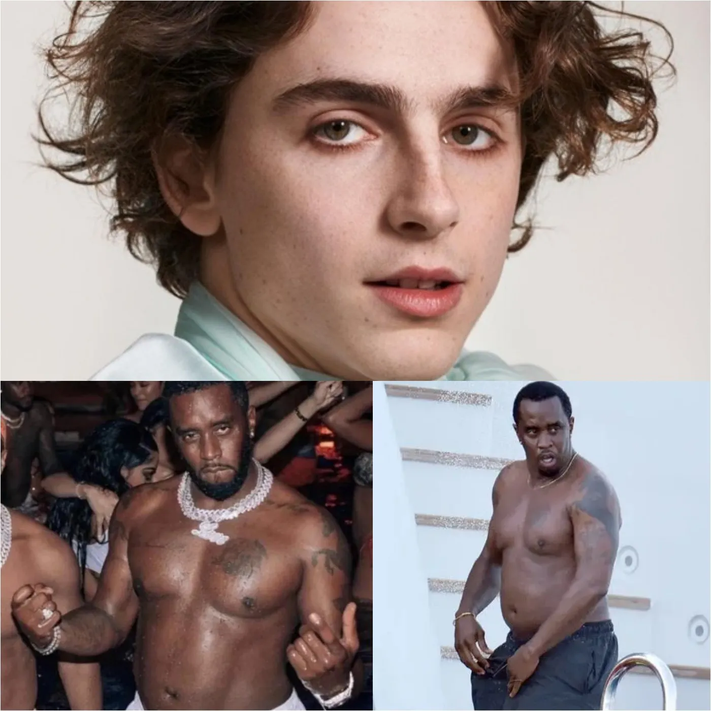 Rapper Diddy and Timothée Chalamet are gay, and they intend to open an OnlyFans account together.