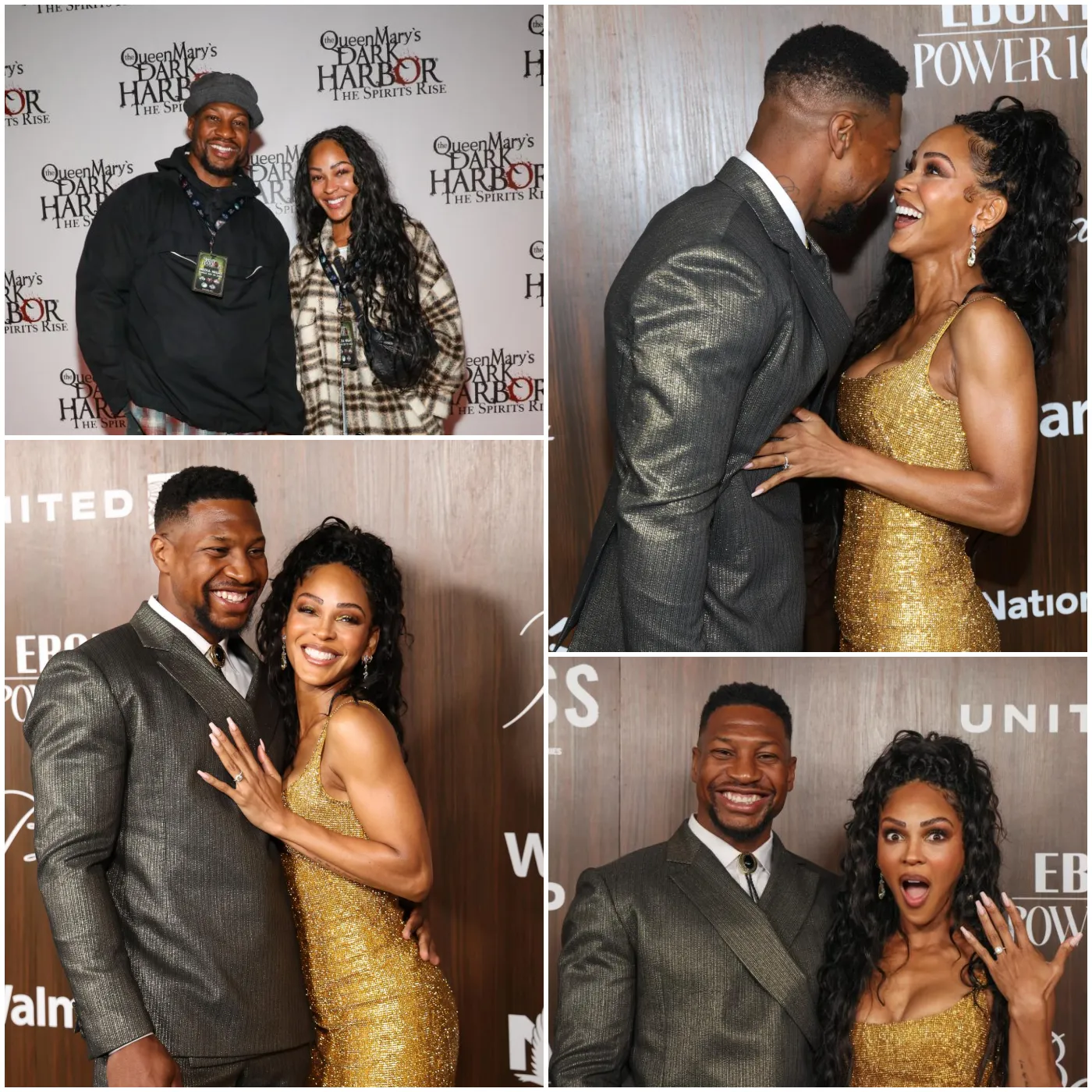 Meagan Good Engaged to Jonathan Majors After a Year of Dating 2 Meagan Good Engaged to Jonathan Majors After a Year of Dating