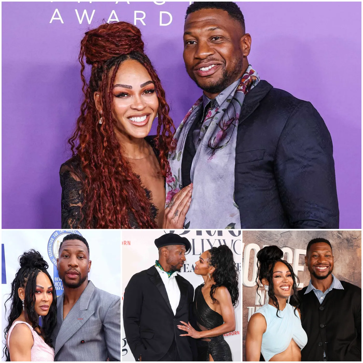 Meagan Good Engaged to Jonathan Majors After a Year of Dating 3 Meagan Good Engaged to Jonathan Majors After a Year of Dating