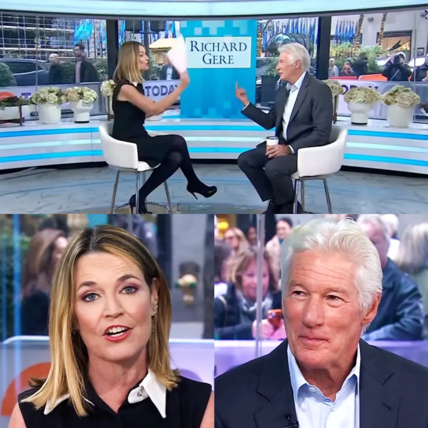 Savannah Guthrie Scolds Richard Gere for Rude Behavior