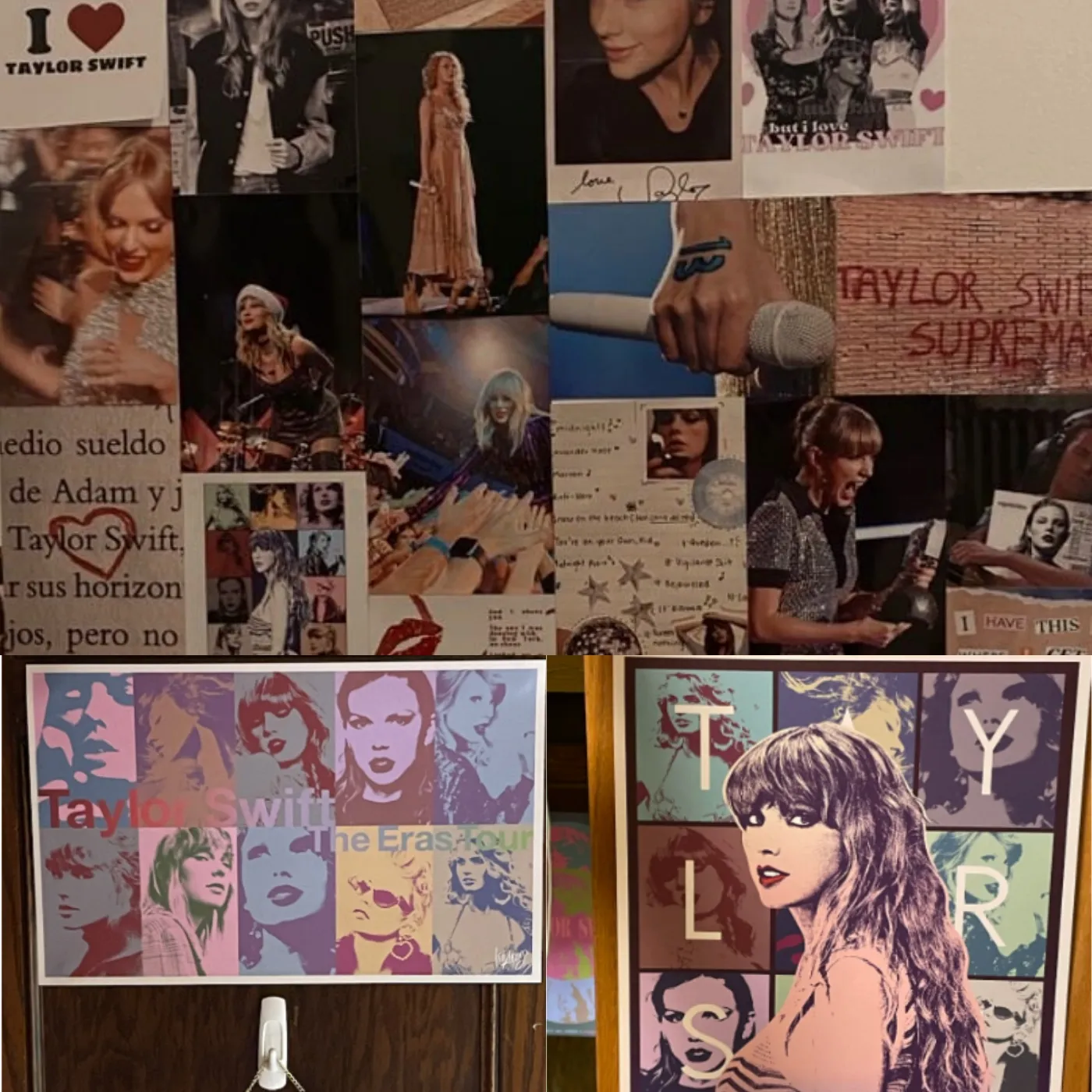 Taylor Swift Took Over a fan's dorm room. 2 Taylor Swift Took Over a fan's dorm room.