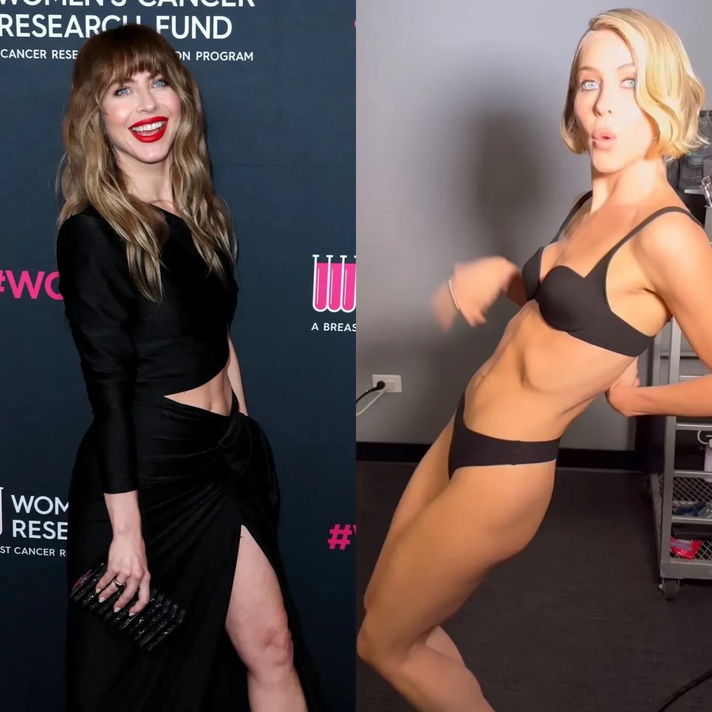 Julianne Hough Strips Down on "Dancing With the Stars"