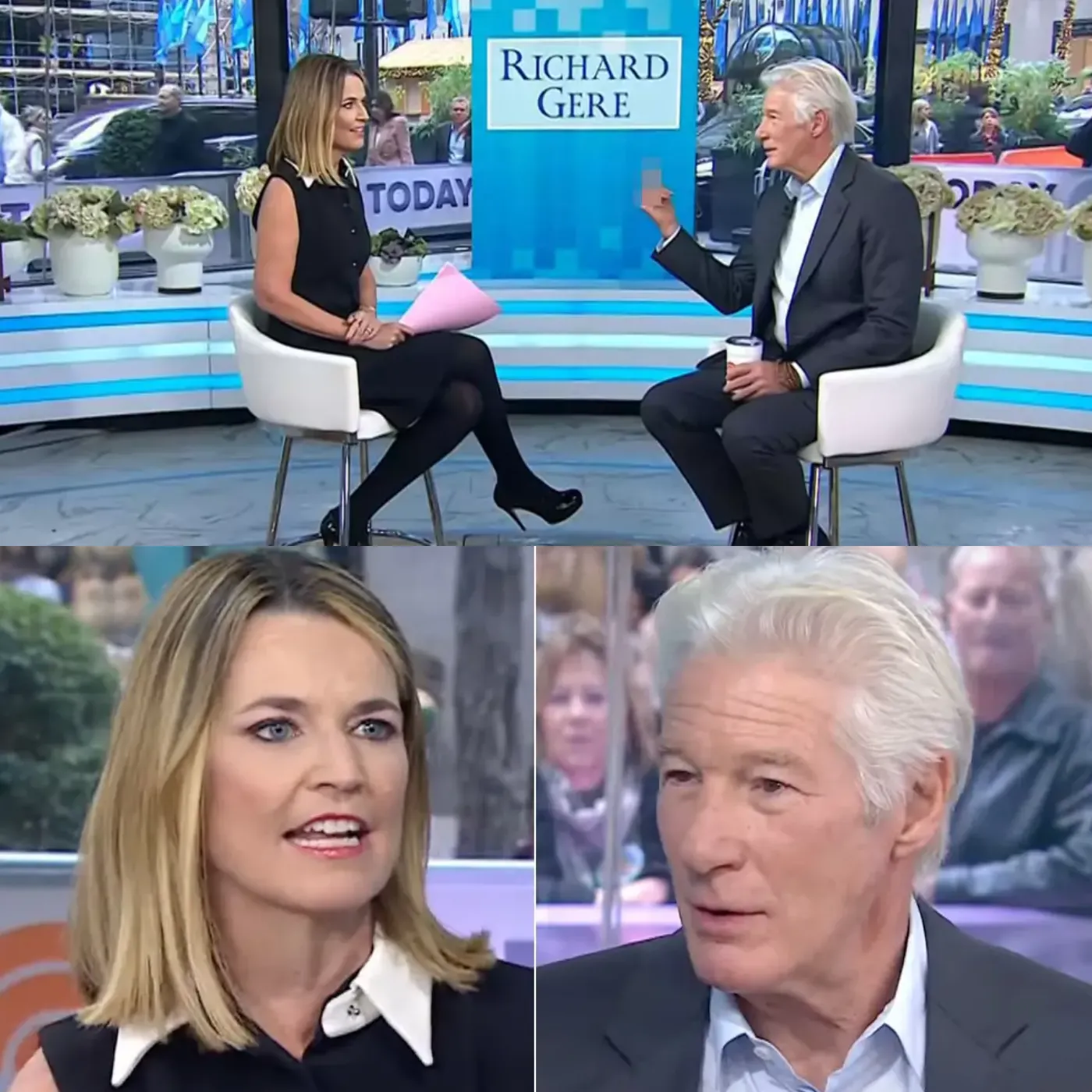 SHOCKING - Richard Gere "Flips" On Savannah Guthrie Live On Air!