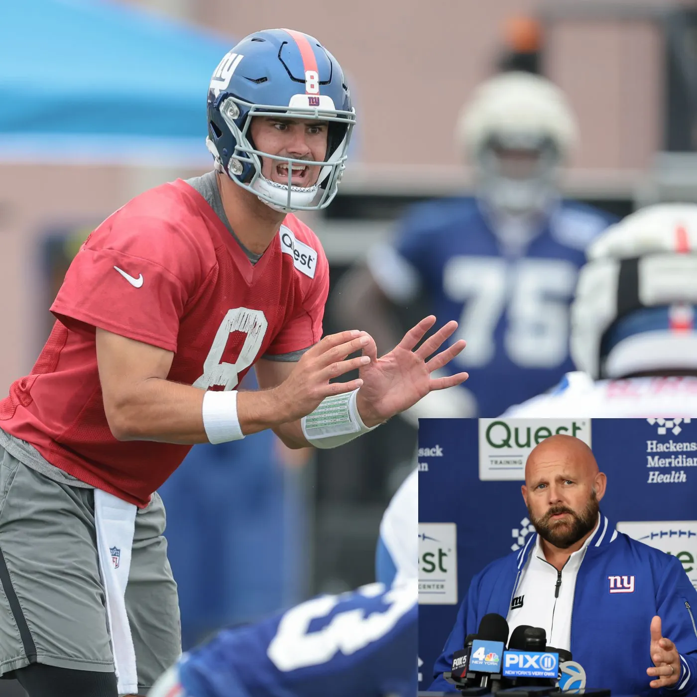 Daniel Jones Begins a New Chapter with Giants as Potential Fourth-String Backup