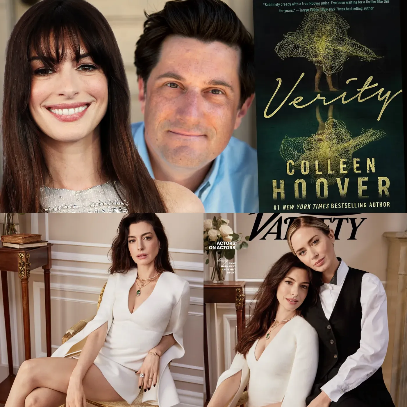 ONLINE COMMUNITY "EXPLODES ANGER": Anne Hathaway is severely "stoned."