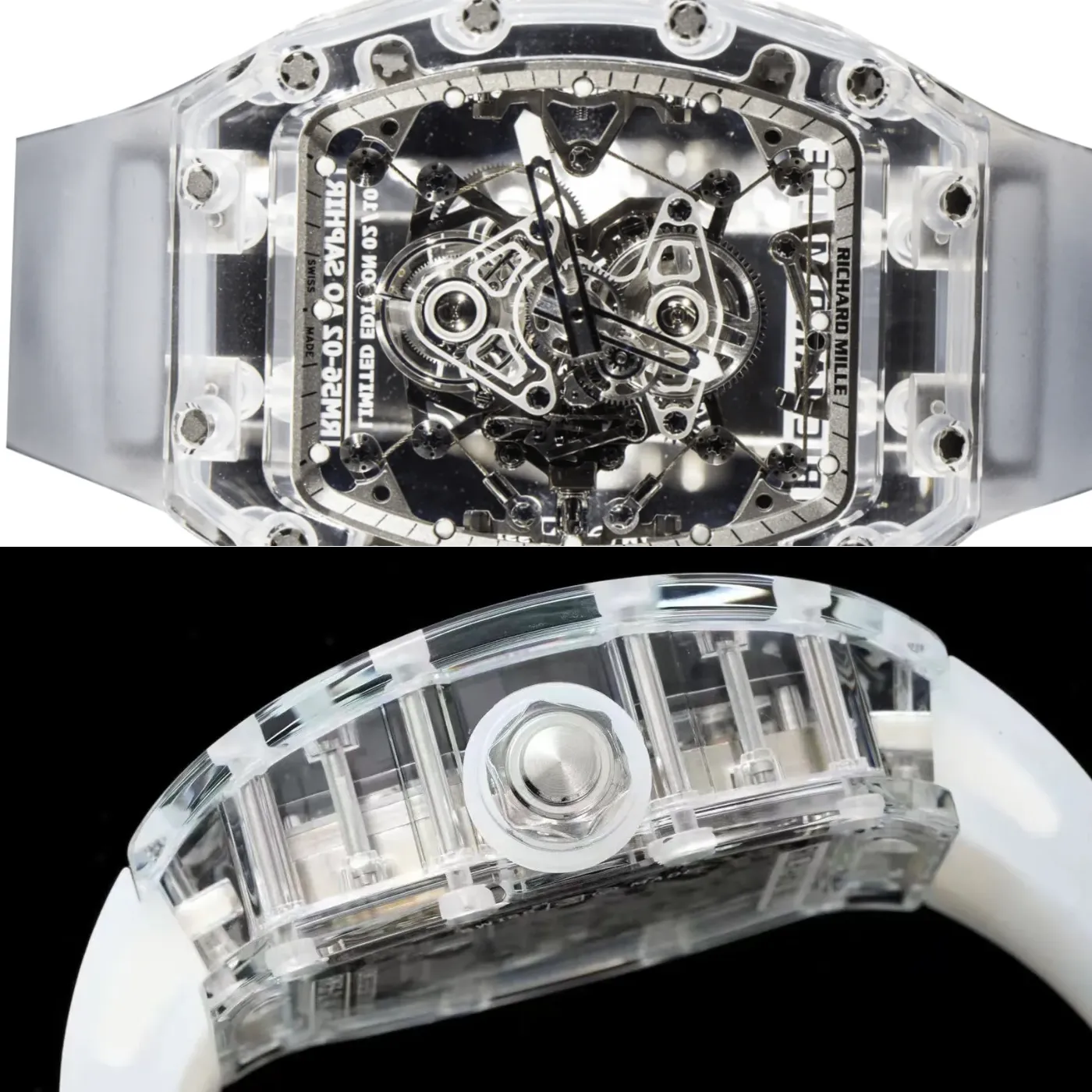 Richard Mille RM 56-02 Sapphire, A One-of-a-Kind Sapphire Watch, Perfected in Every Detail 2 Richard Mille RM 56-02 Sapphire, A One-of-a-Kind Sapphire Watch, Perfected in Every Detail