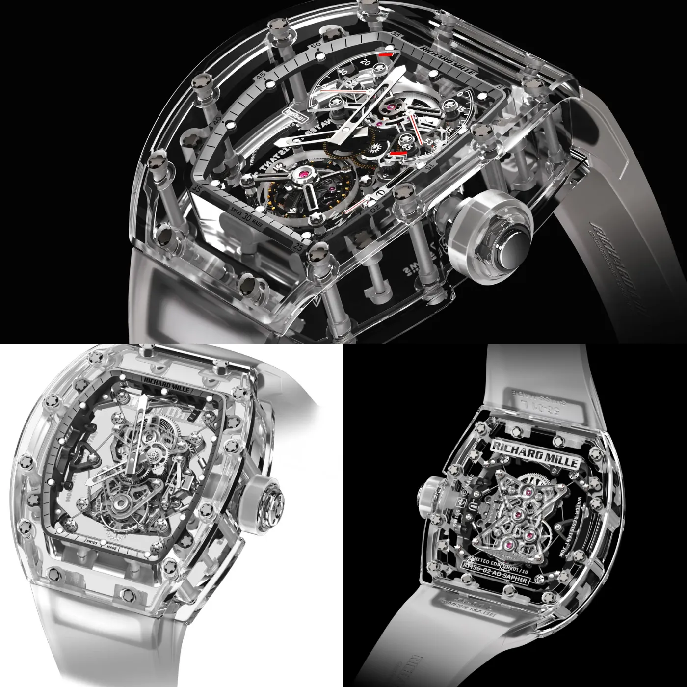 Richard Mille RM 56-02 Sapphire, A One-of-a-Kind Sapphire Watch, Perfected in Every Detail